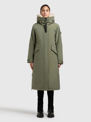 Cappotto invernale 'Agneta2' di khujo in verde
