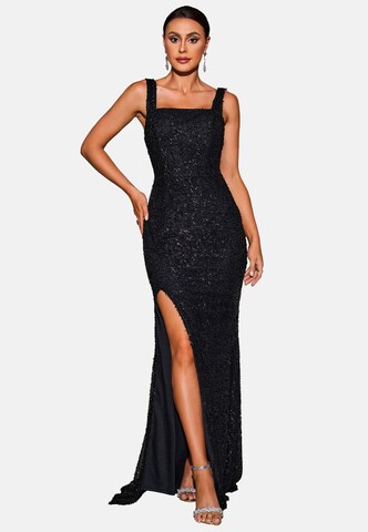 Moda Minx Abendkleid 'Freya' in Schwarz: Vorderseite