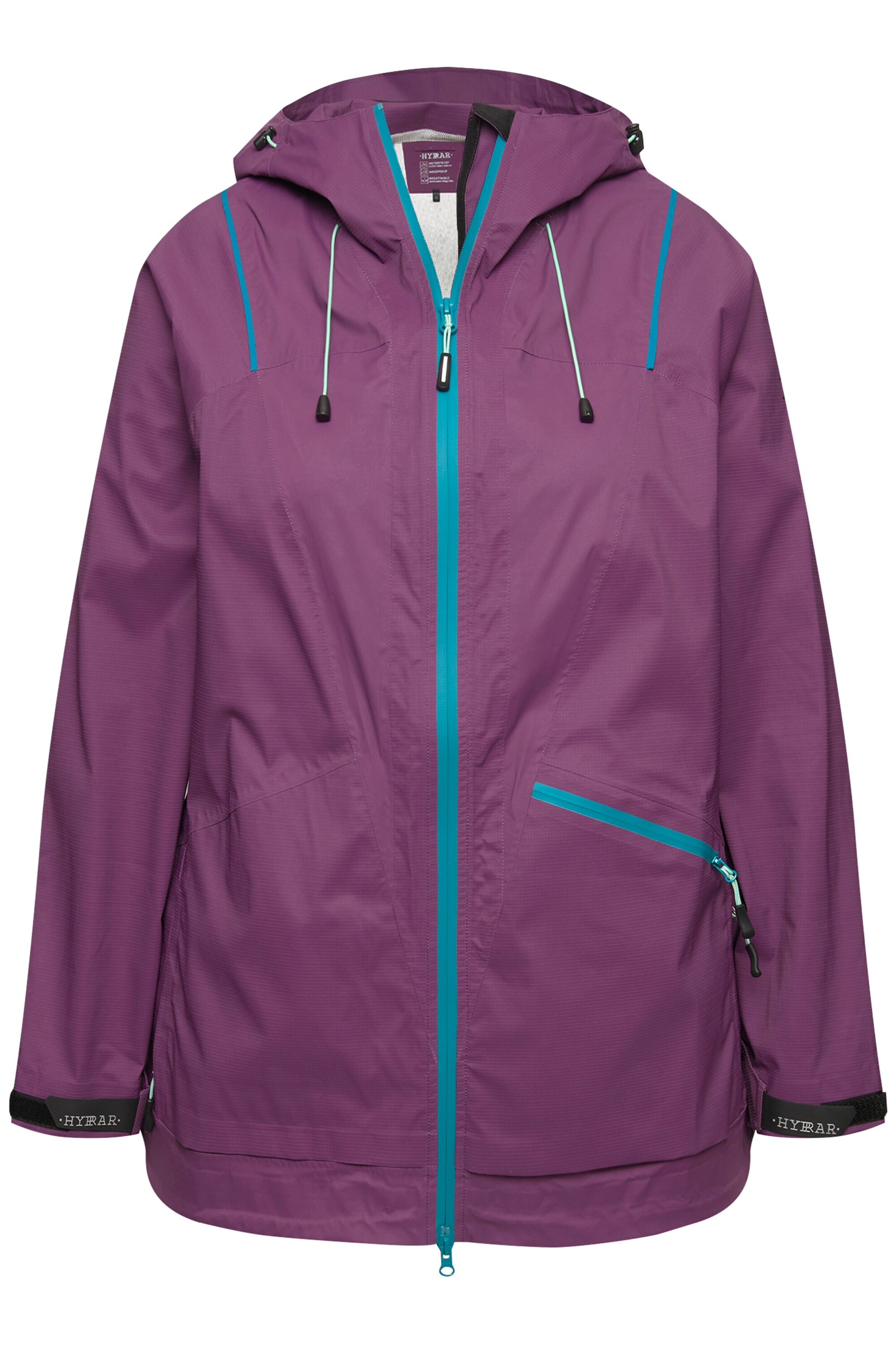 Ulla Popken Functionele jas in Lila: voorkant