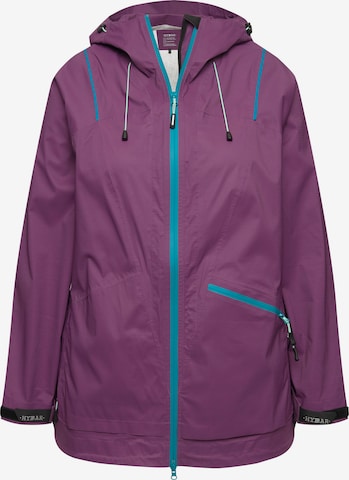 Ulla Popken Funktionsjacke in Lila: Vorderseite