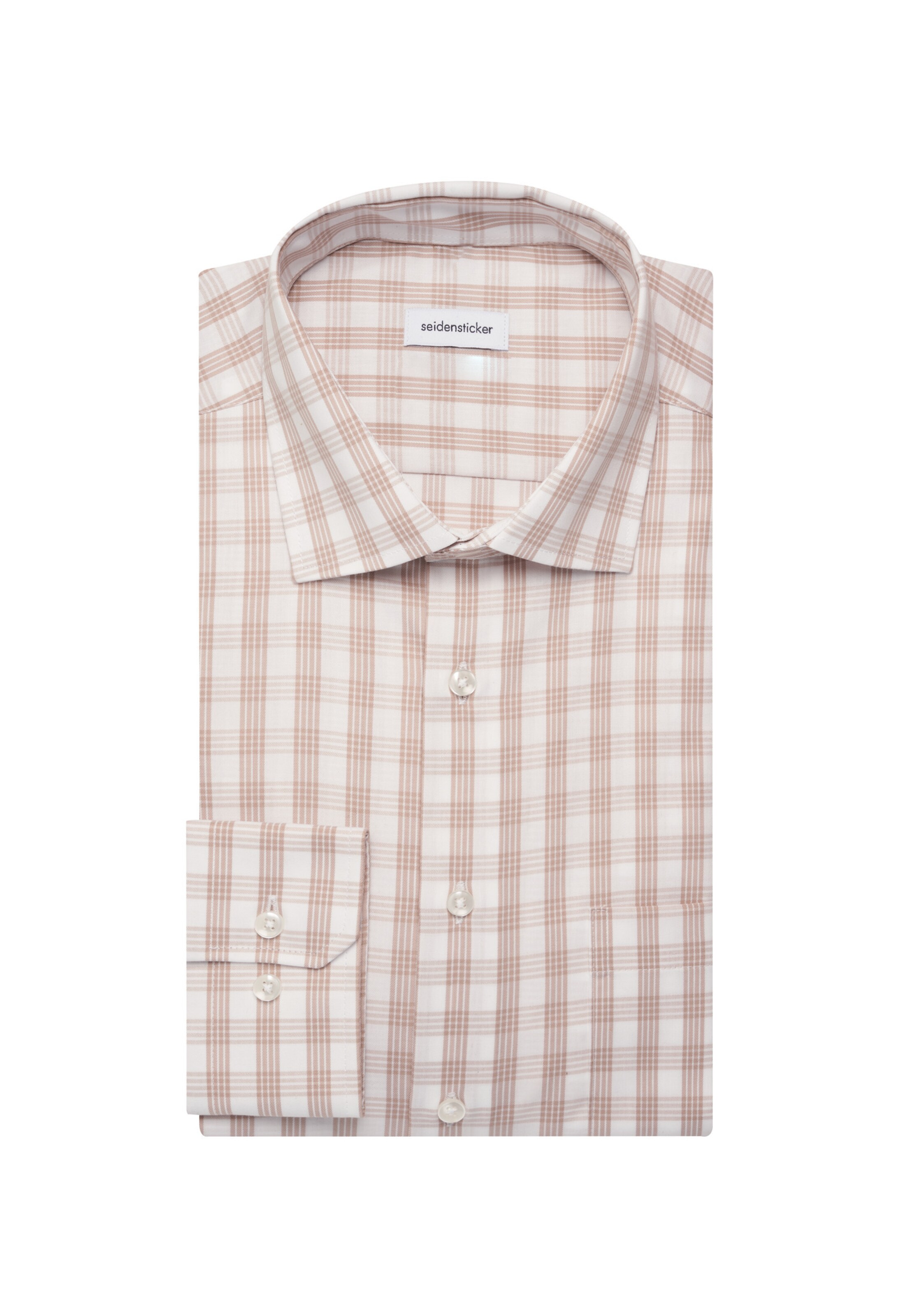 SEIDENSTICKER Regular fit Zakelijk overhemd in Oranje