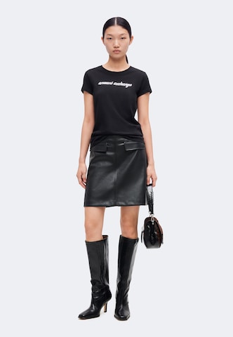 ARMANI EXCHANGE Póló - fekete: elől