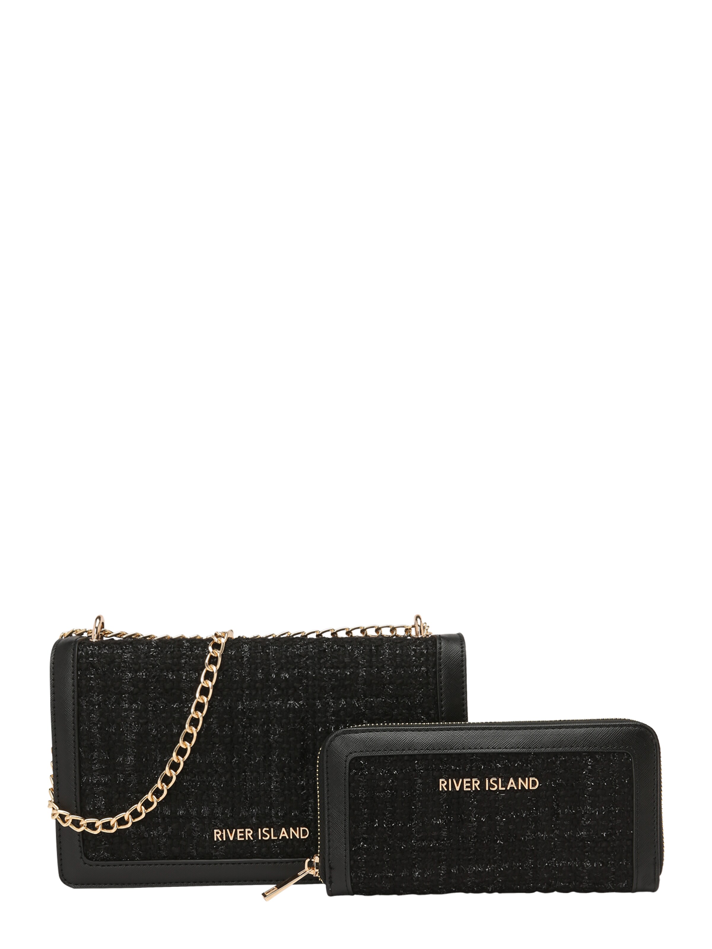 River Island Schoudertas in Zwart | ABOUT YOU