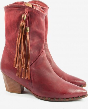 A.S.98 Dress Boots in 40 in Red: front