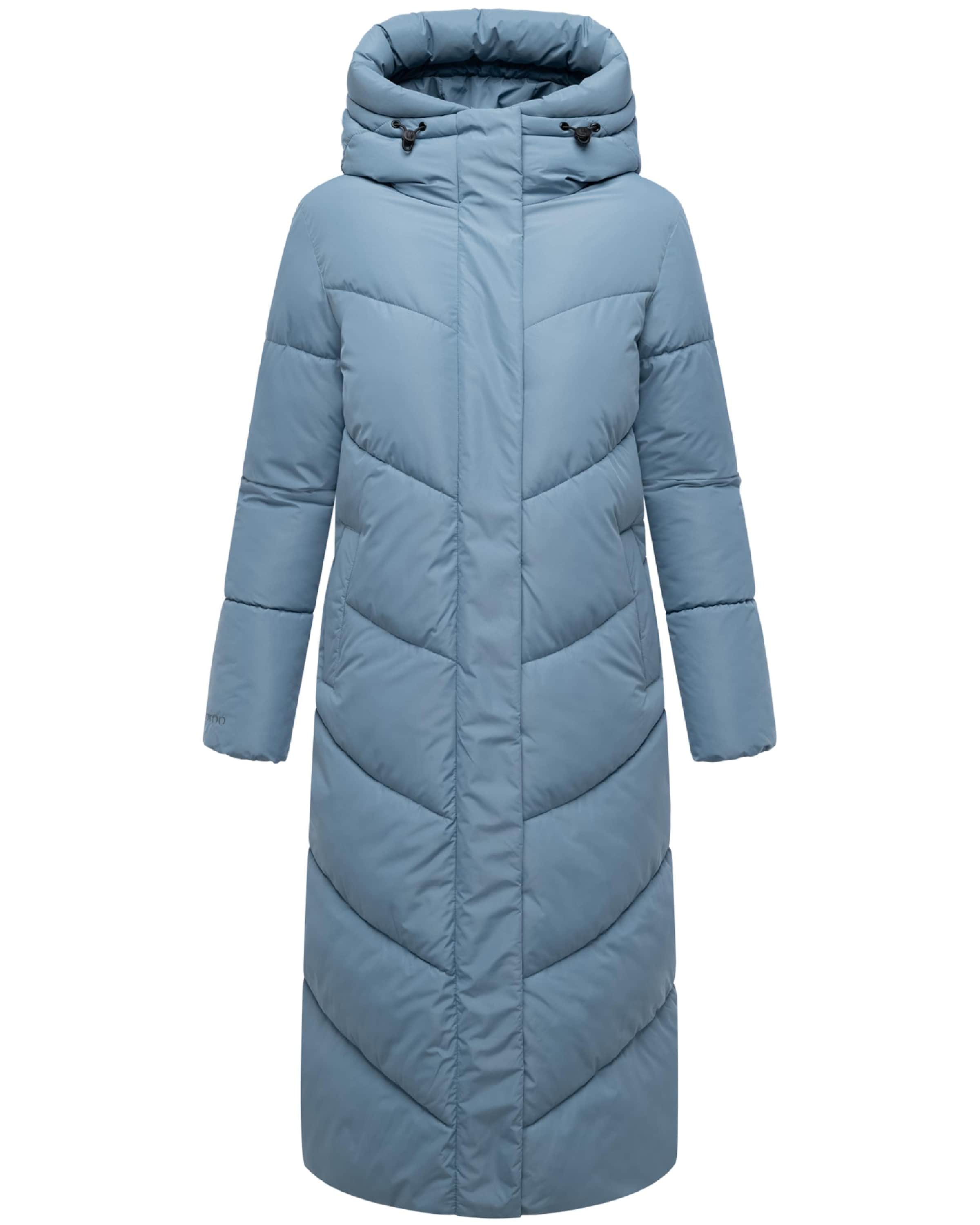 MARIKOO Зимнее пальто в Синий: спереди