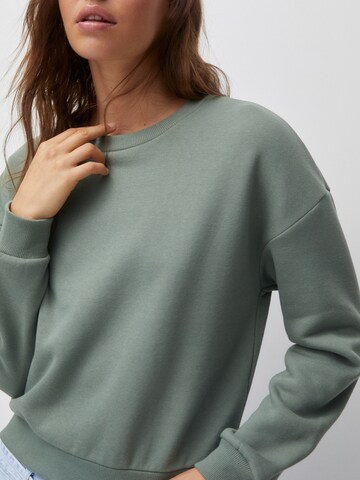 Pull&Bear Sweatshirt in Grün