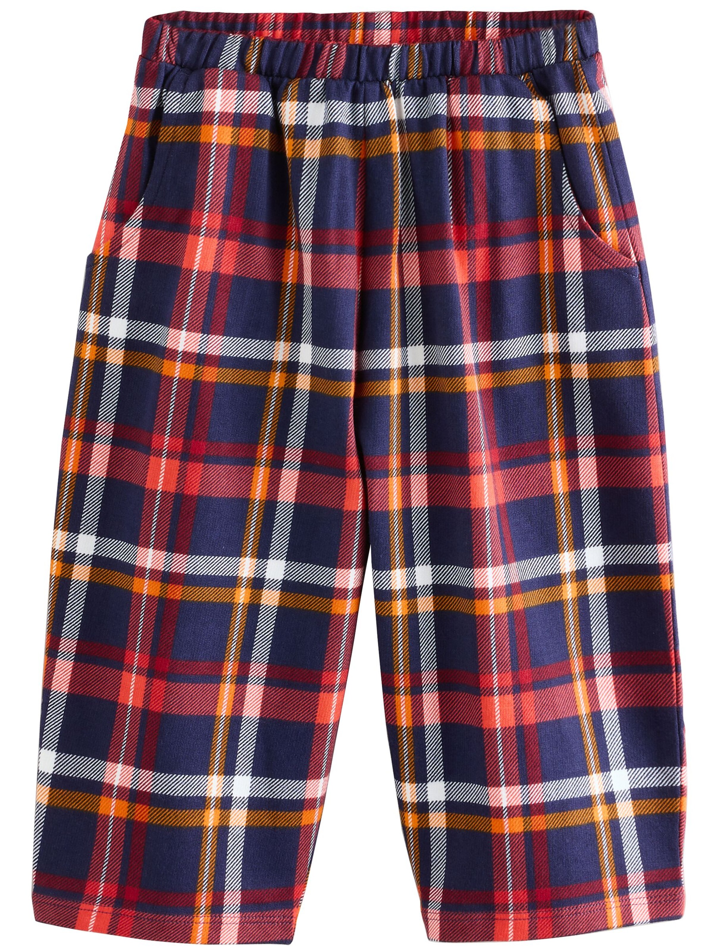 Next - Pierna ancha Pantalón en azul: frente