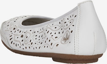 Rieker Ballet Flats in White