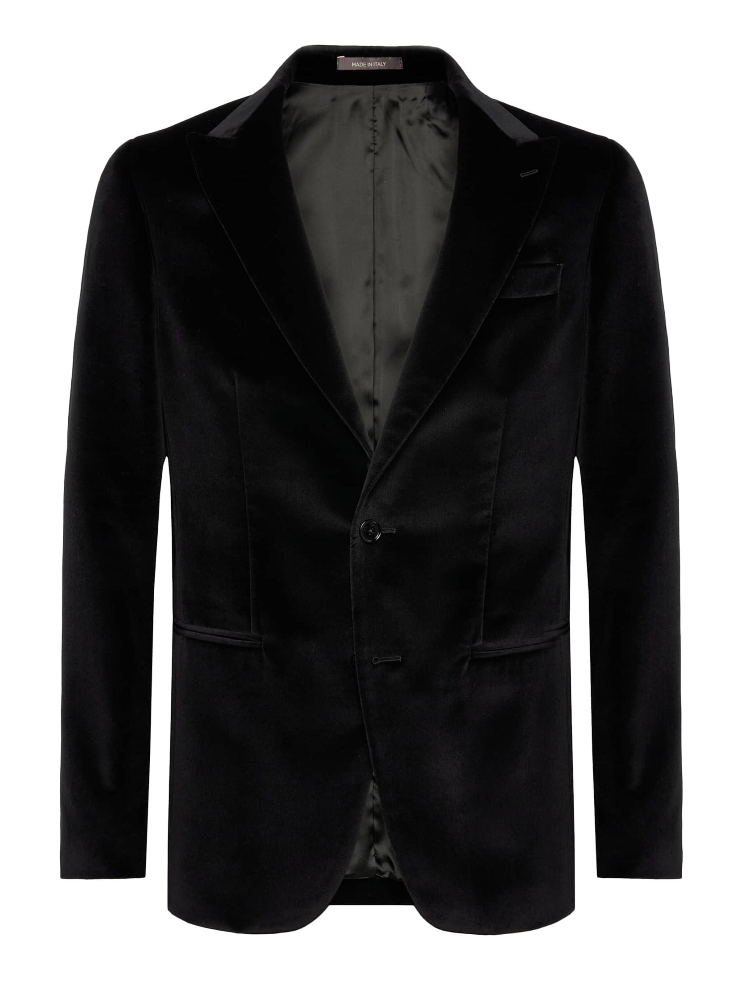 Boggi Milano Regular fit Colbert in Zwart: voorkant