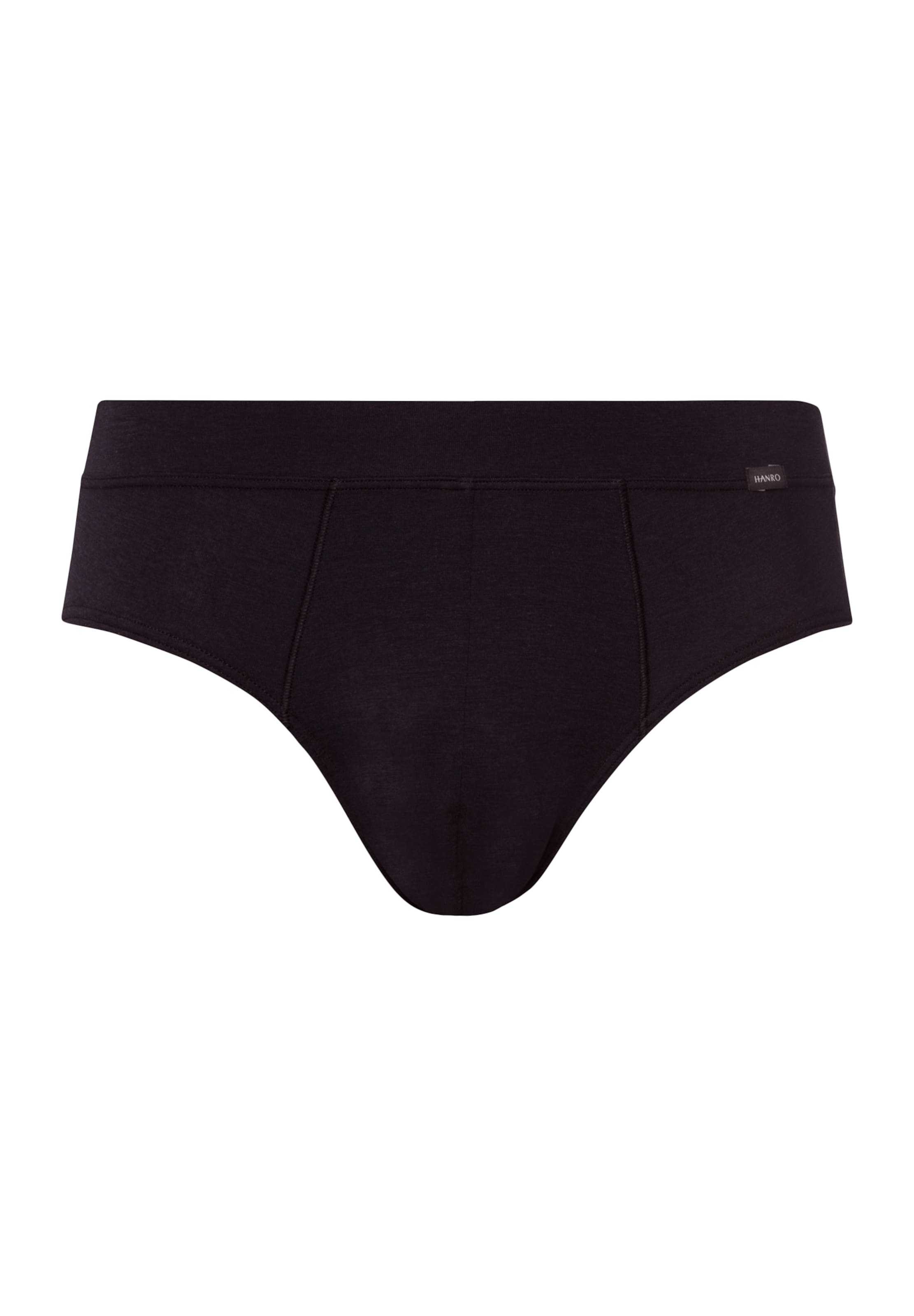 Hanro - Cueca 'Natural Function' em preto: frente