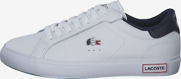 Sneaker low 'Powercourt' de la LACOSTE pe alb