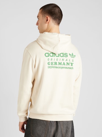 Sweat-shirt ADIDAS ORIGINALS en blanc : devant