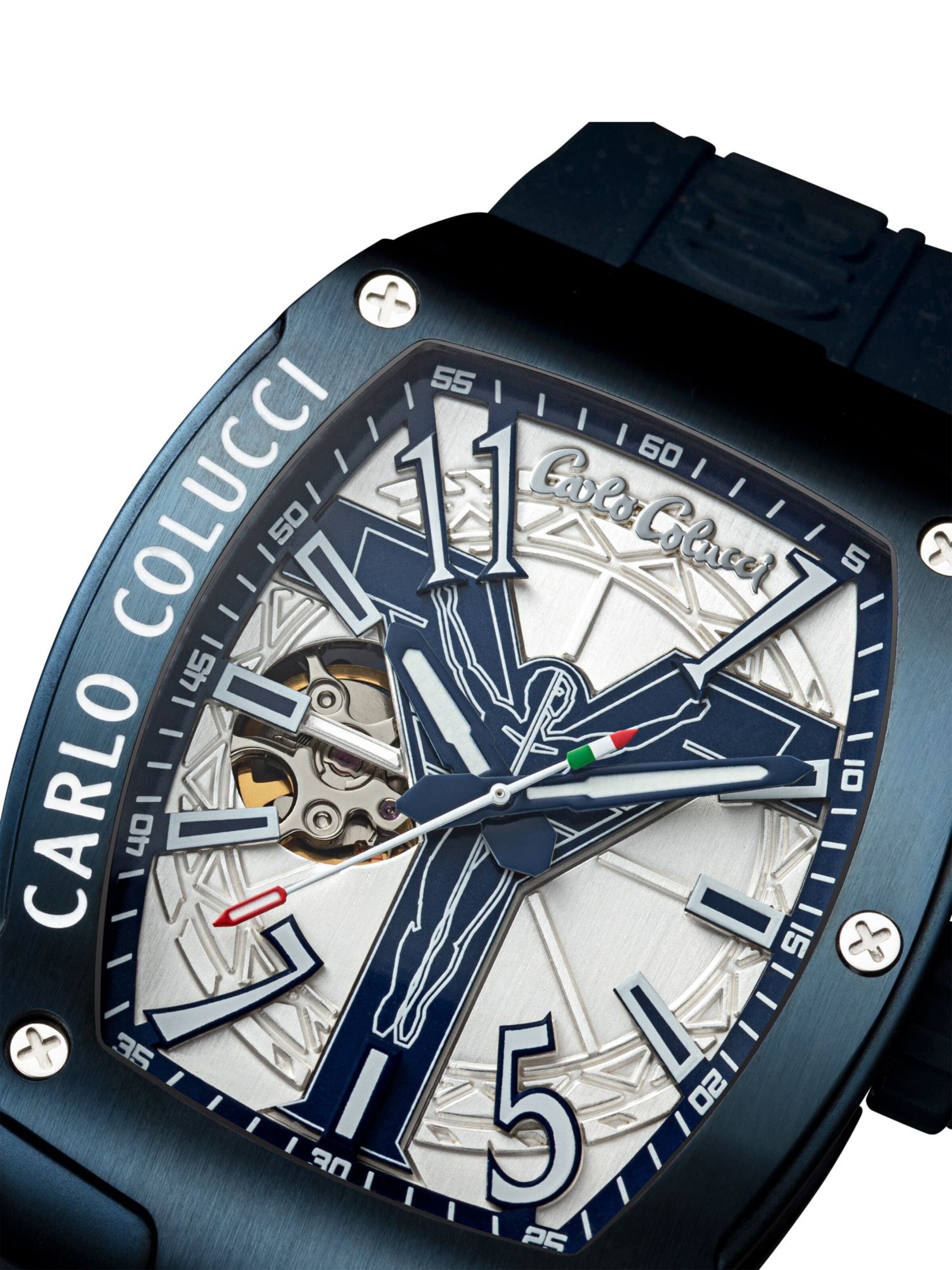 Carlo Colucci Analog watch 'Donazzan' in Blue