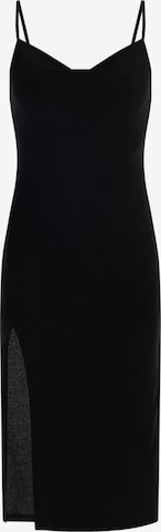 faina Dress in Black: front