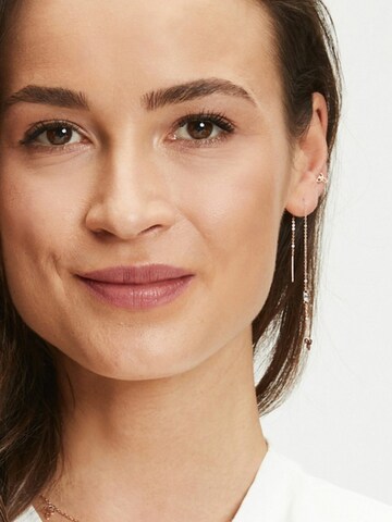 Boucles d'oreilles Tamaris en or : devant