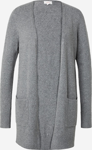 s.Oliver Gebreid vest in Grijs: voorkant