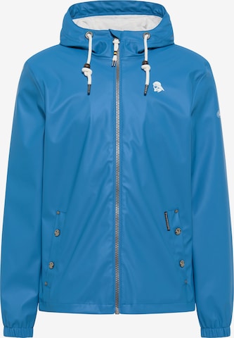 Schmuddelwedda Between-Season Jacket in Blue: front