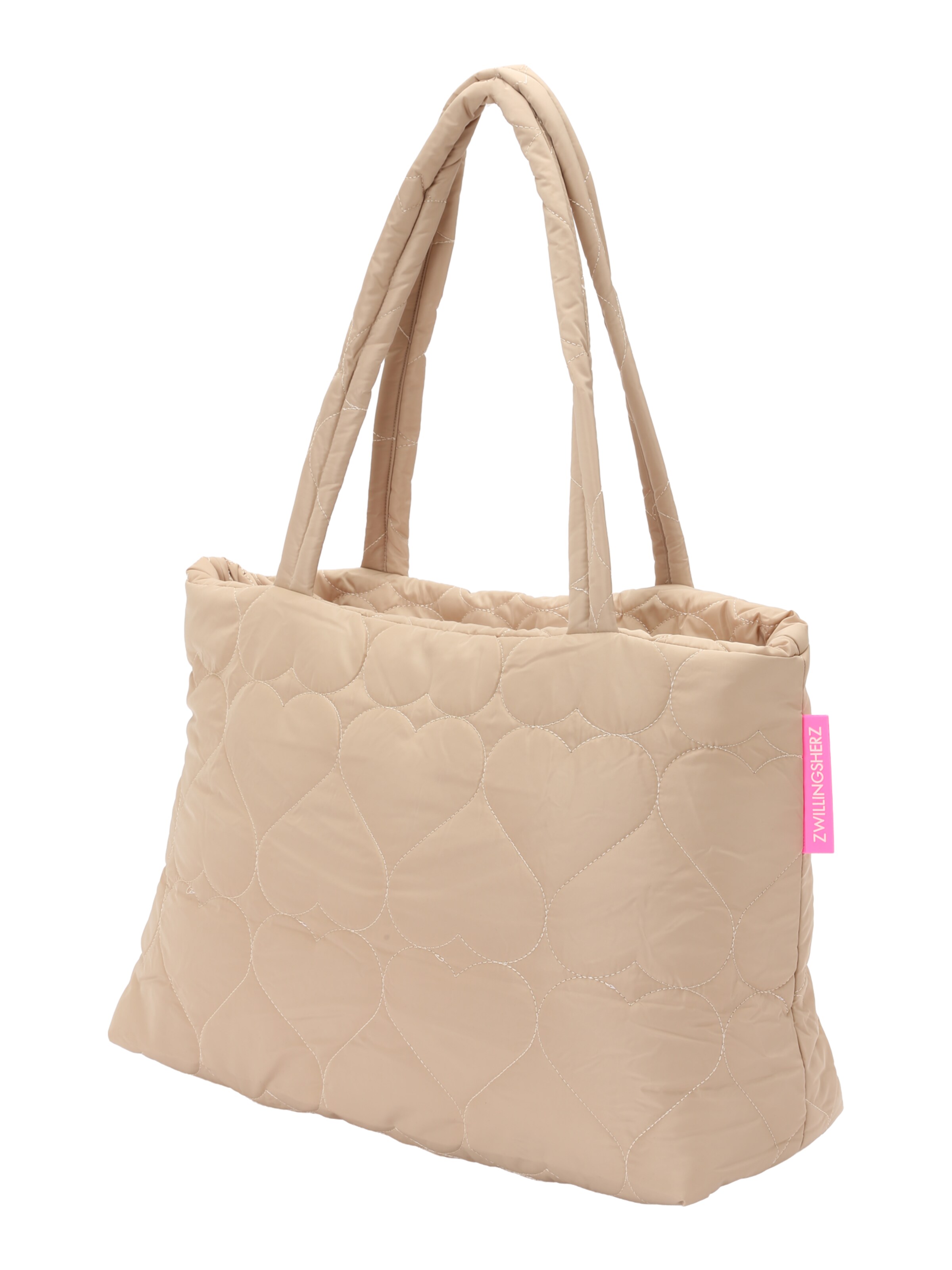 Cabas Zwillingsherz en beige