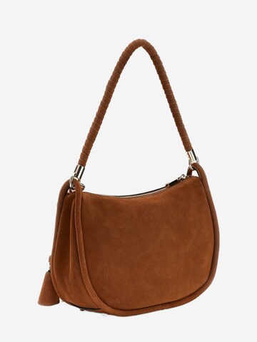 GUESS Torba na ramię 'Guess Sac Bandoulière Danya Hobo Shoulder Cognac' w kolorze brązowy