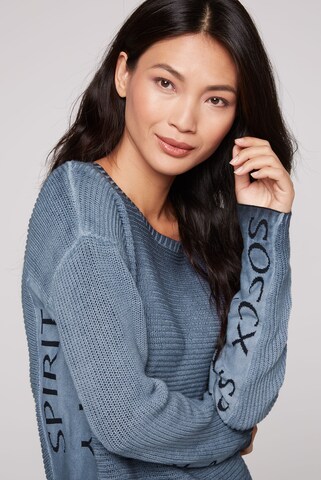 Soccx Pullover in Blau