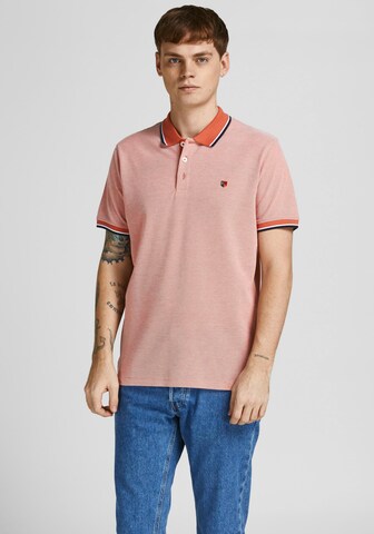 oranžinė JACK & JONES Standartinis modelis Marškinėliai 'JPRBluwin': priekis