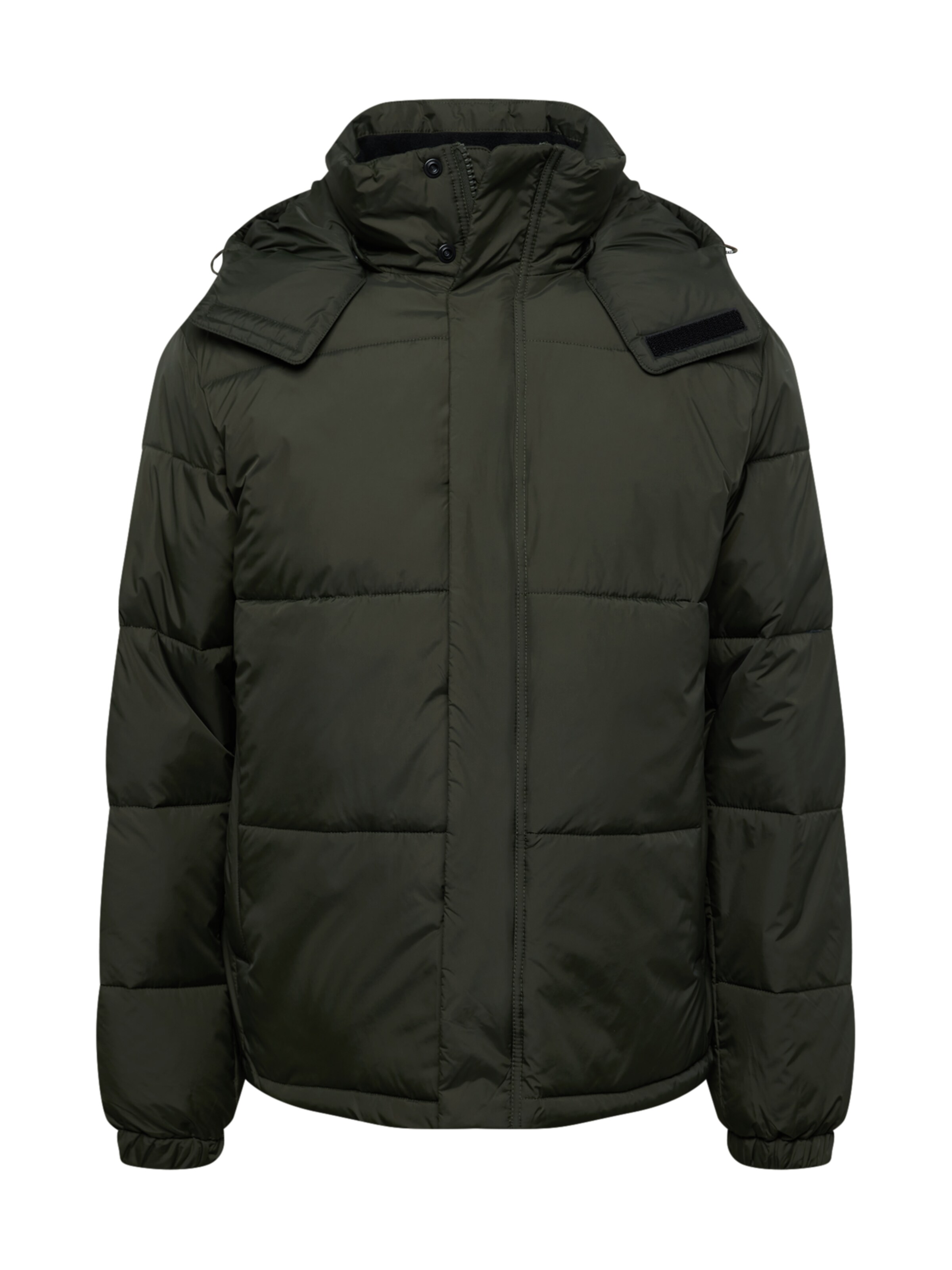 Veste d’hiver !Solid en vert : devant