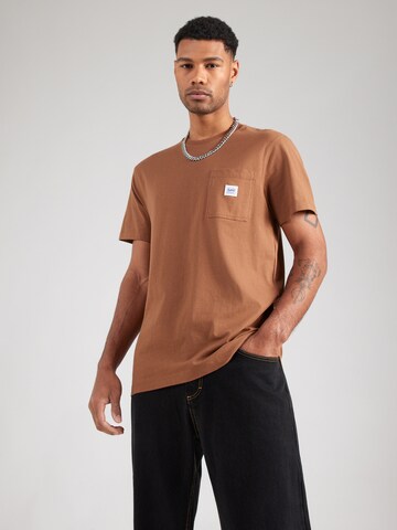 Lee Футболка в Коричневый: спереди