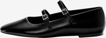 Ballerines à lanières Pull&Bear en noir