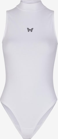 Mister Tee Shirt bodysuit 'Fly Away' in White: front