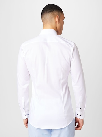 Slim fit Camicia di OLYMP in bianco