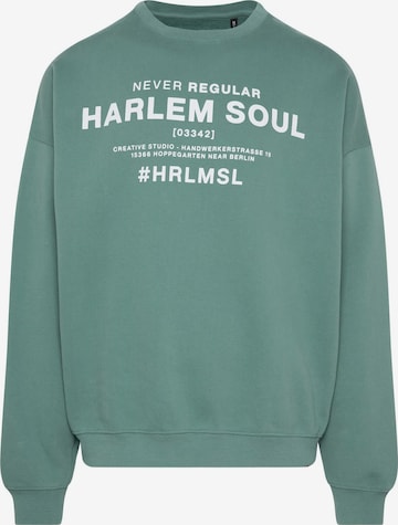 Harlem Soul DR-AKE Sweatshirt Unisex in Grün: predná strana