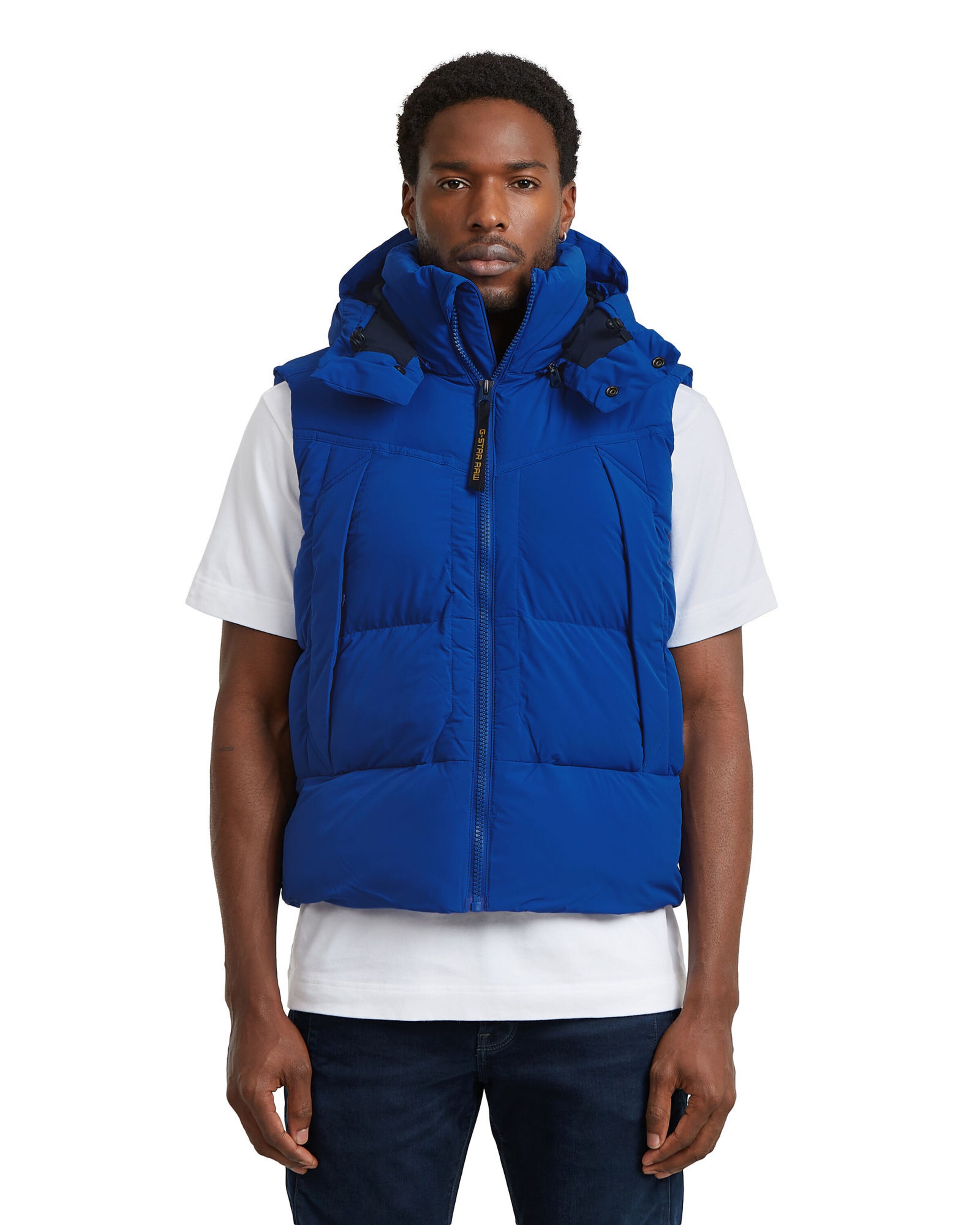 G-STAR Weste 'G-Whistler' in Blau: Vorderseite