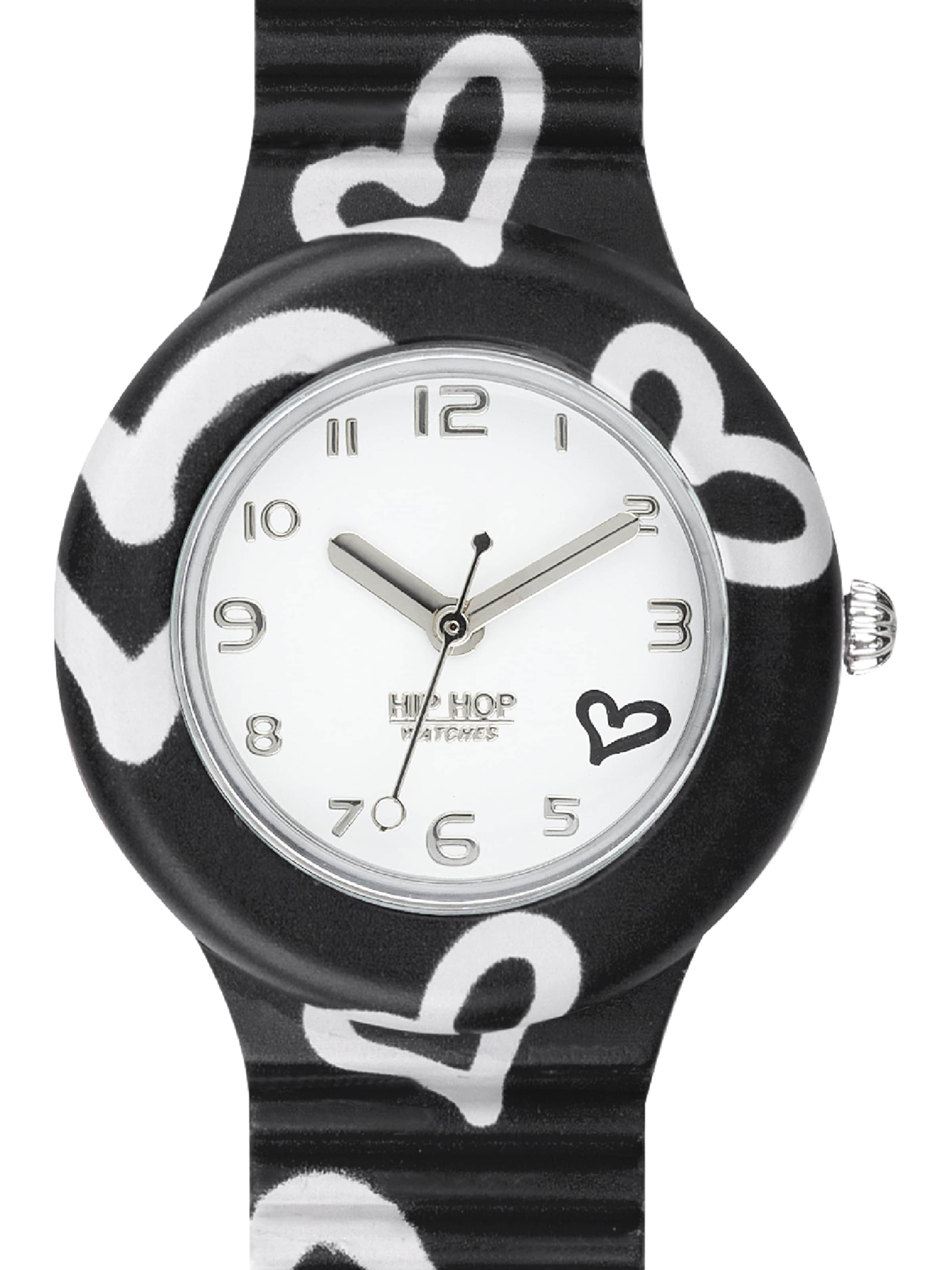 Orologio analogico 'Be Loved' di Hip Hop in nero: frontale