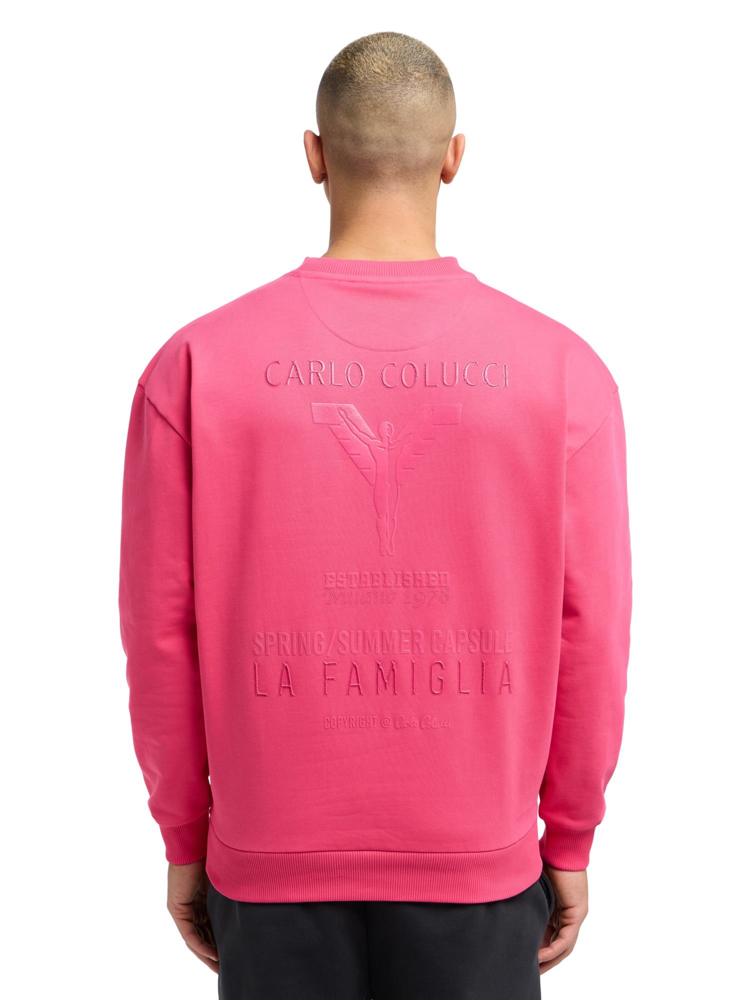Carlo Colucci Sweatshirt in Pink