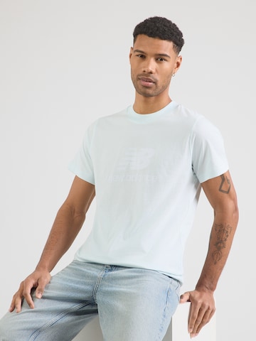 new balance Koszulka w kolorze niebieski: przód