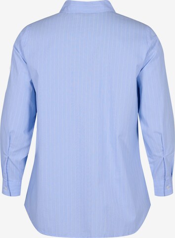 Zizzi Blouse 'VKAMMI' in Blauw