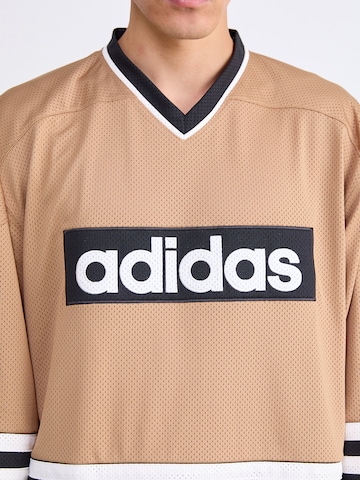 ADIDAS ORIGINALS - Camiseta 'HCKY' en marrón
