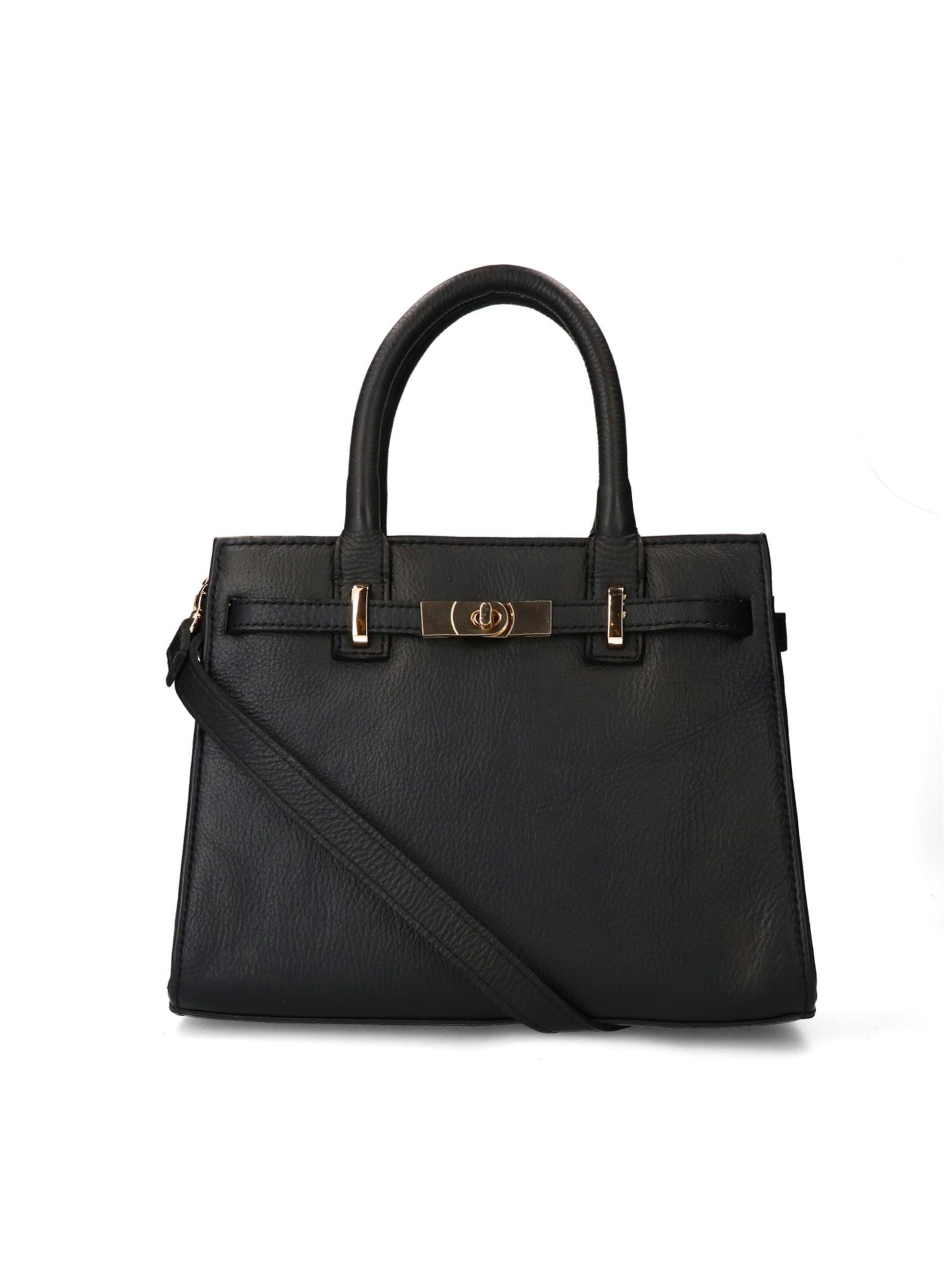 MANFIELD Handtas in Zwart: voorkant