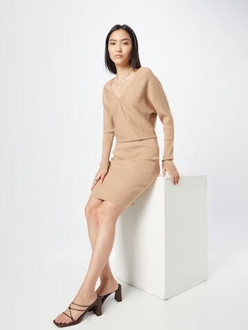 Banana Republic Gebreide jurk 'SERENE' in Beige