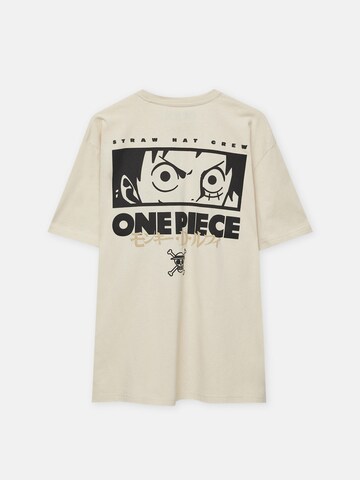 Pull&Bear T-Shirt in Beige