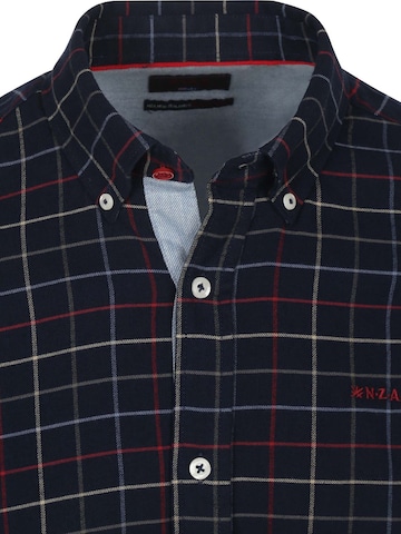 NZA New Zealand Auckland Regular fit Overhemd 'Bruce Waihi' in Blauw