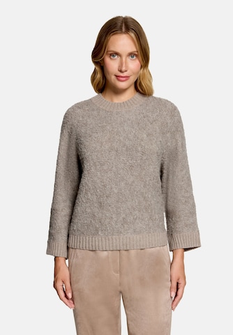 Pull-over Betty & Co en marron : devant
