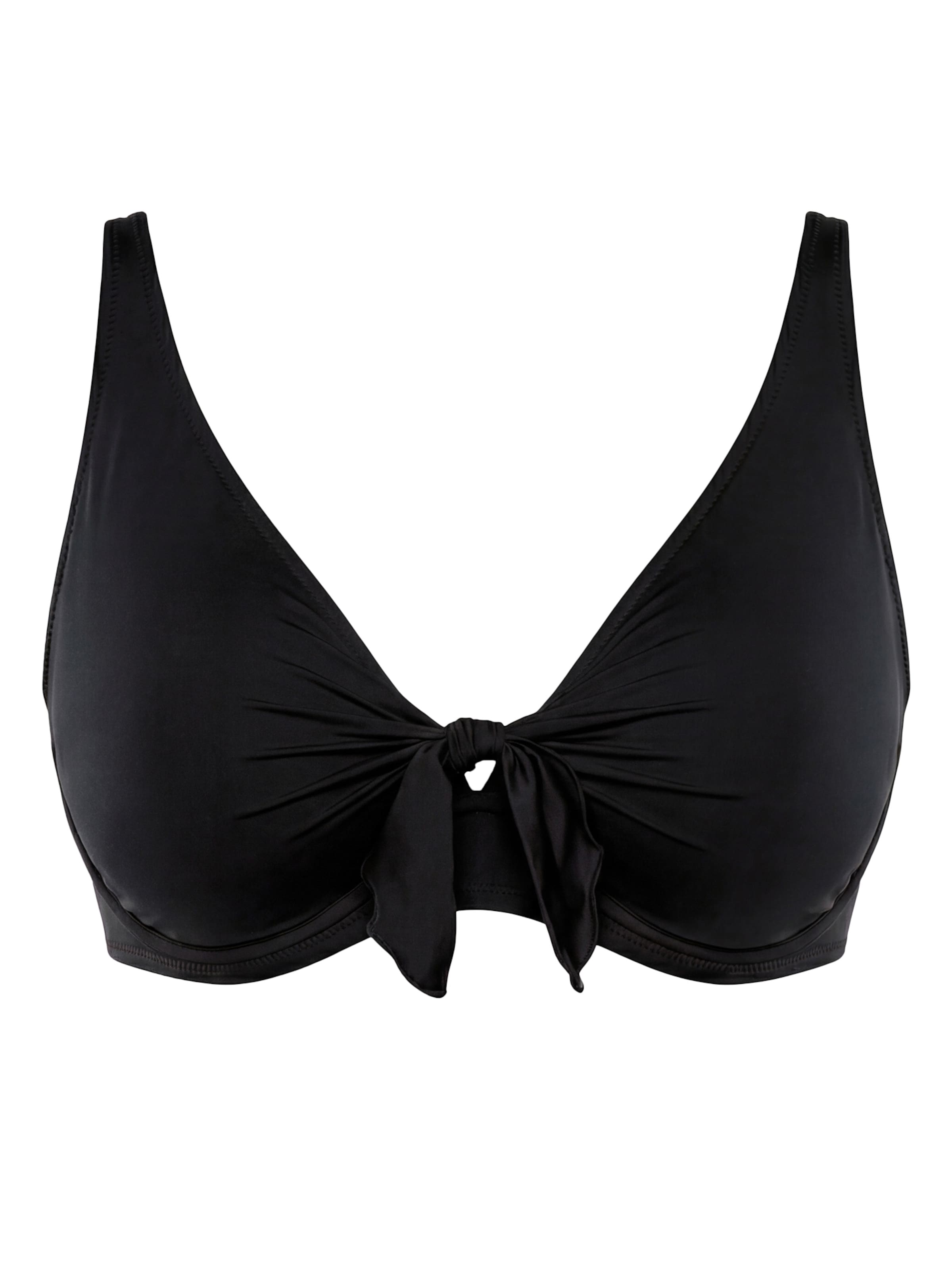 Vivisence T-shirt Bikini top '3202' in Black: front