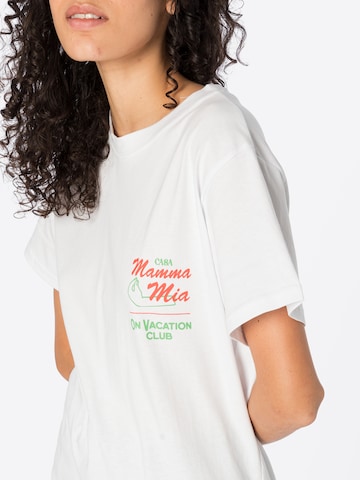 On Vacation Club Shirt in White