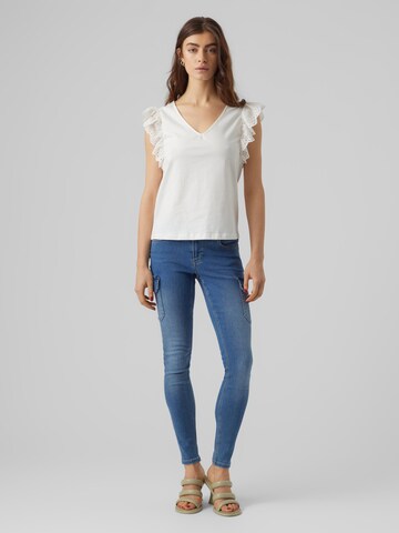 VERO MODA T-shirt 'Elis' i vit