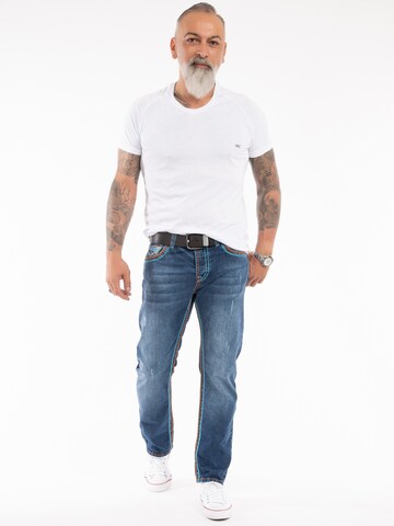 Rock Creek Loosefit Jeans in Blau