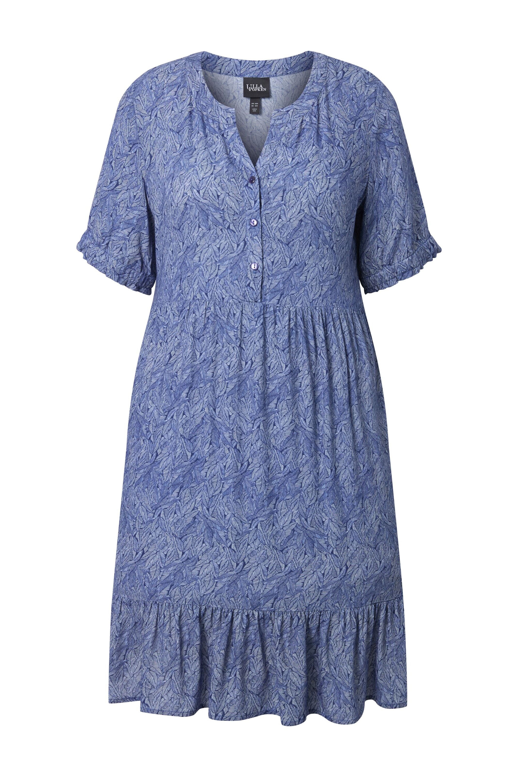 Ulla Popken Kleid in Blau: Vorderseite