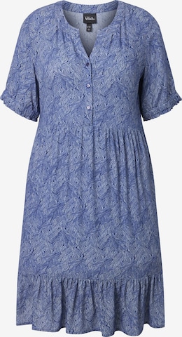 Ulla Popken Dress in Blue: front