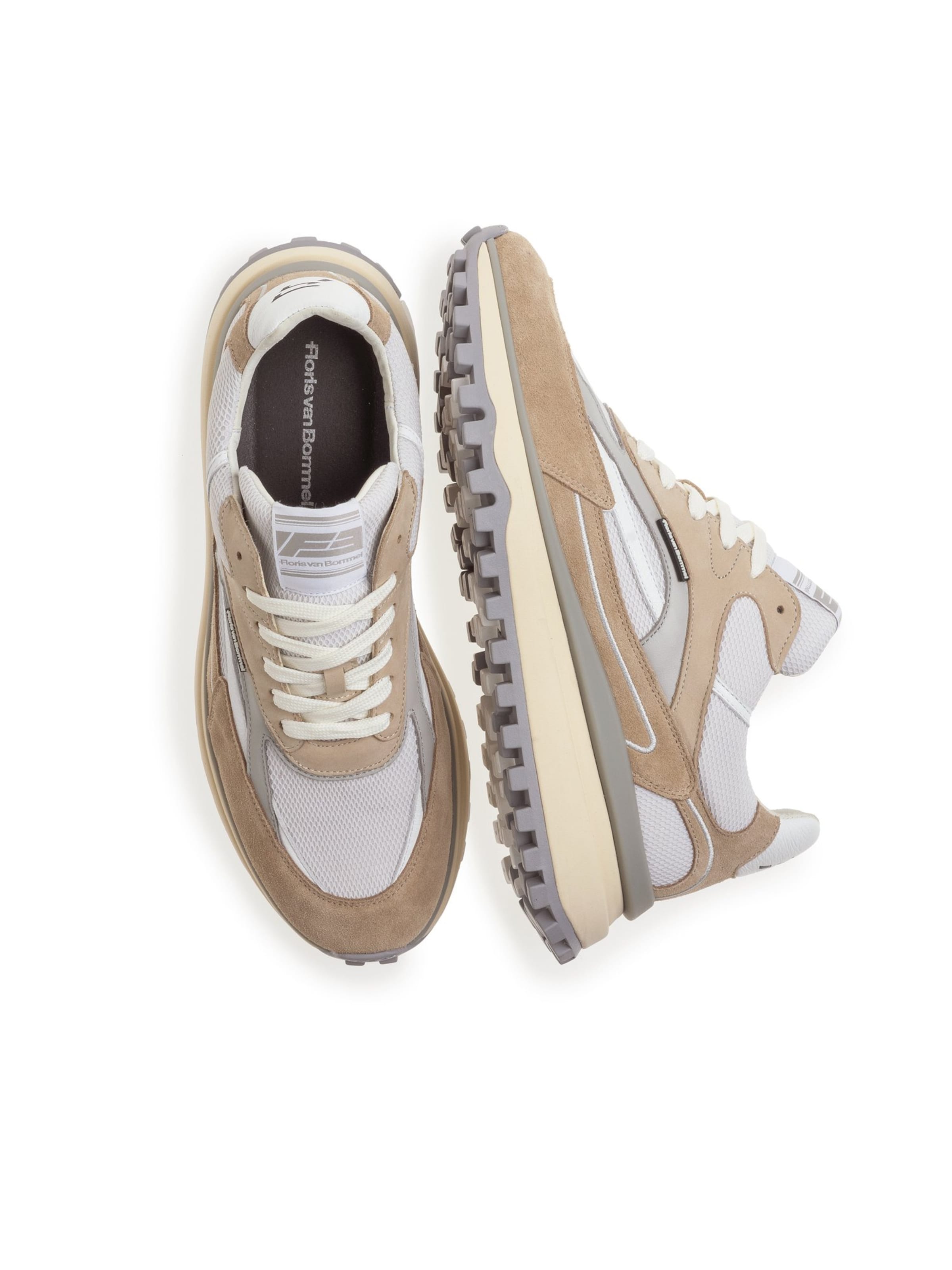 Floris van Bommel Sneaker 'DE GRIPPER 02' in Beige