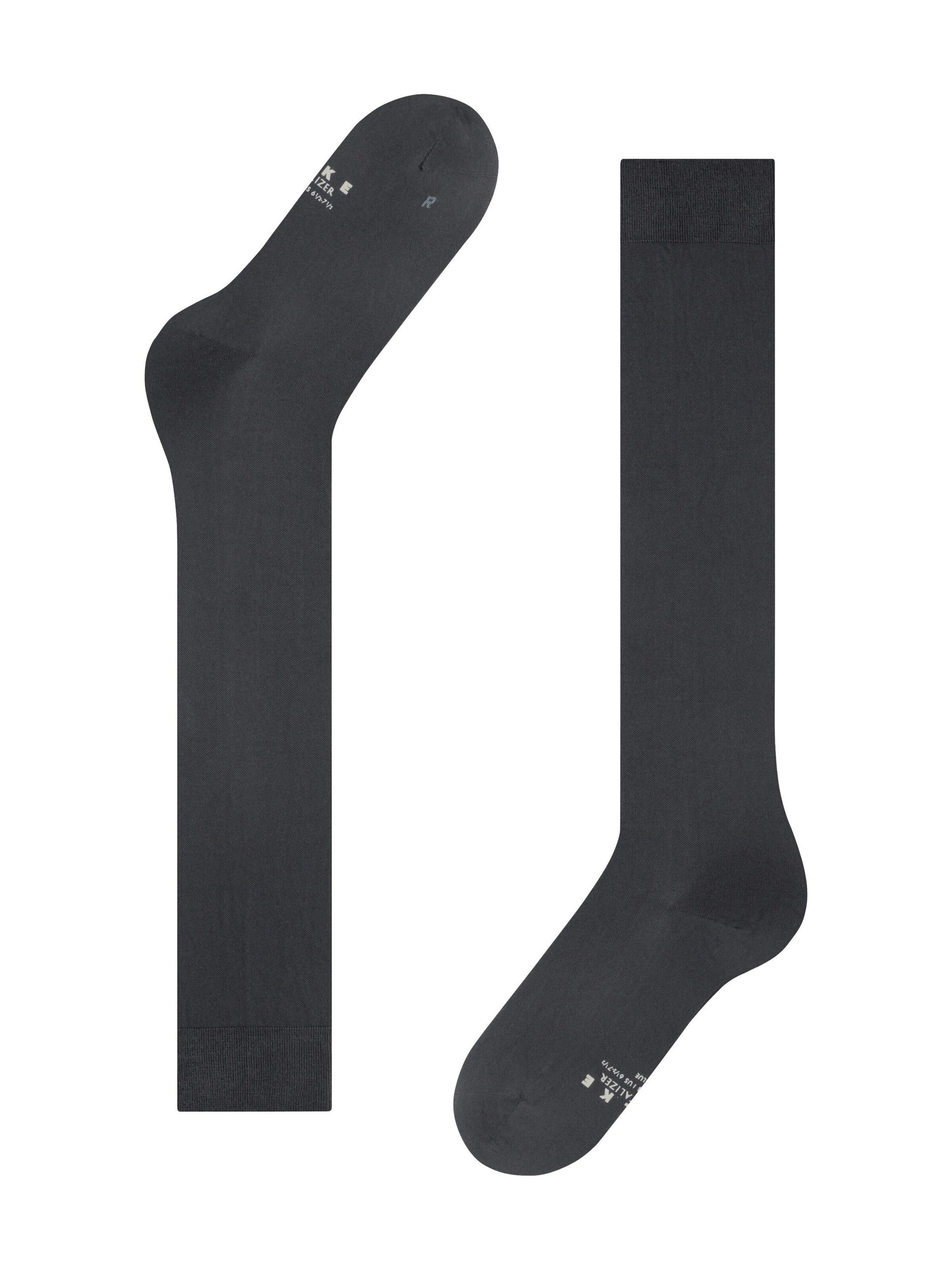 FALKE Over the Knee Socks 'Vitalizer' in Grey